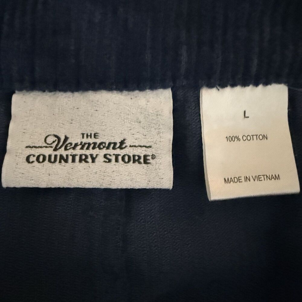 The Vermont Country Store Cotton Corduroy Skirt Womens L Button Front w Pockets - Picture 11 of 12